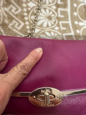 Coach Madison Pebble Leather Crossbody in Raspberry with Gold-Tone Hardware thumbnail 8