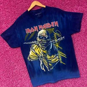 Iron Maiden Piece of Mind Heavy Album Art Metal Tie Dye M thumbnail 3