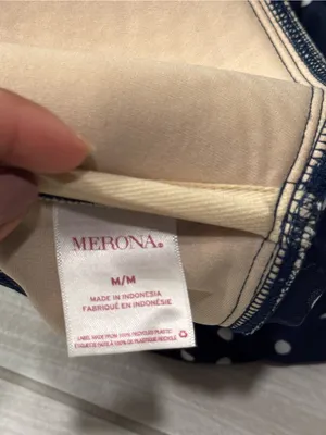 Merona Sheer Polka Dot Strapless Swim Top thumbnail 2