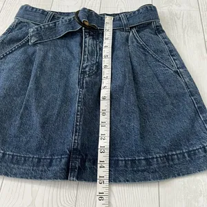 Free People Jade Belted Denim Skirt thumbnail 7