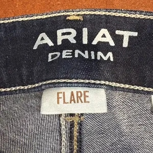 Ariat Jeans Womens 27R Blue Flare Perfect Rise Stretch Denim Dark Wash thumbnail 6