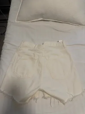 AGOLDE Criss-Cross Shorts white thumbnail 2