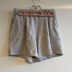 Aerie Womens Heather Gray High Waisted Lounge Sweat Shorts‎ Size S Side Pockets thumbnail 1