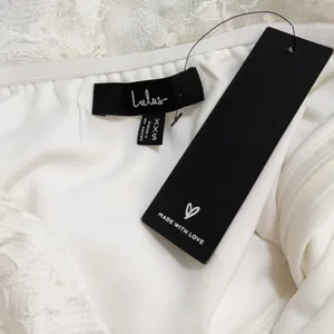 Lulus Sweet Perception White Lace Strapless Tiered Mini Dress size XXS NWT thumbnail 8