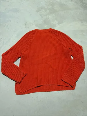Lauren ralph lauren orange Crewneck Sweater cotton medium thumbnail 7