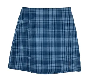 John Galt Blue Plaid Cara Mini Skirt Brandy Melville Preppy‎ Y2K thumbnail 1
