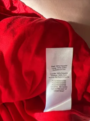 Aritzia TNA Red Windbreaker Large thumbnail 6