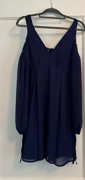 Blue off the shoulder dress Size XS thumbnail 1