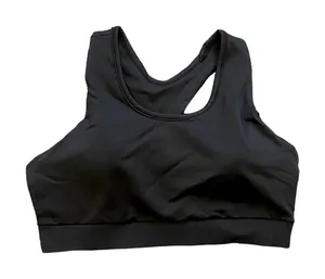 SHEIN Strappy Back Sports Bra in Black, Size M​​​​​​​​ thumbnail 1