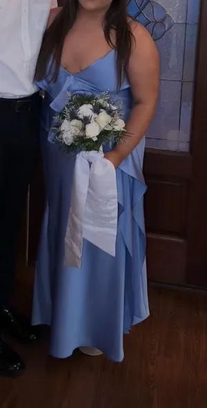 formal blue dress from dillards thumbnail 1