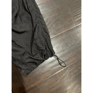 Steve Madden Larsen Parachute Lightweight Pants SZ S Crinkled Utility Baggy thumbnail 5