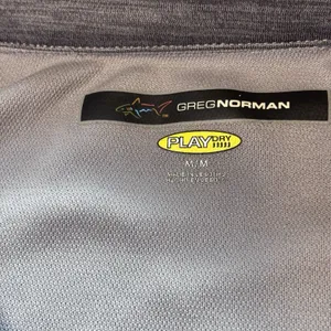 Greg Norman Play Dry Men's Sweatshirt Dark Gray 1/4 Zip Long Sleeves, Size M thumbnail 6