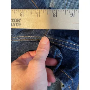 Hollister Size 11 Denim Micro Mini Shorts Dark Wash Low Rise Stretch Casual thumbnail 8