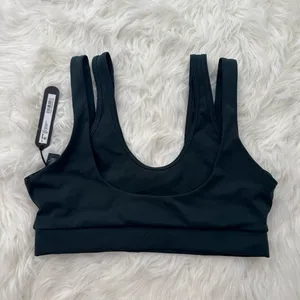 Nike Skims Matte Double Strap Scoop Bra Dark Teal Size Medium thumbnail 3