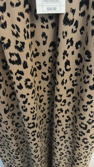 Cheetah Print Midi Dress thumbnail 3