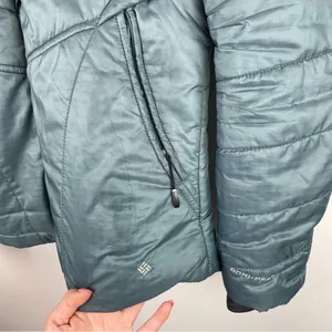 Columbia Kaleidaslope ll Ripstop Omni Heat Jacket Sz Small Metal Blue thumbnail 8