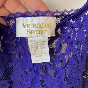Vintage Victoria's Secret Purple Satin Slip thumbnail 5