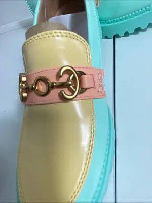 NWOB Circus NY Sam Edelman Deana Loafers Mint Pineapple Yellow Multi Size 7.5 thumbnail 12