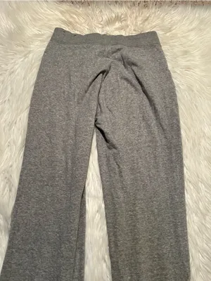 Nike Women's Size XS Sweatpants Joggers Light Heather Gray White Mid-Rise Cotton thumbnail 6