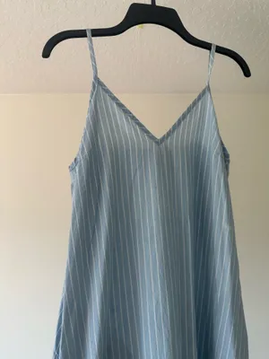 DKNY Dress blue & white stripes W/ POCKETS thumbnail 2