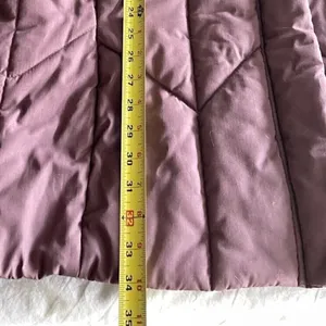 Saxton Hall Women’s Purple Quilted Warm Midi Jacket Puffy Coat Size M thumbnail 6