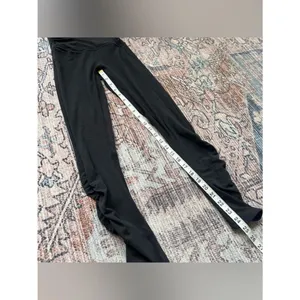 Lululemon Align High-Rise Ruched Waist Pant 25" Black Leggings Size 2 thumbnail 10