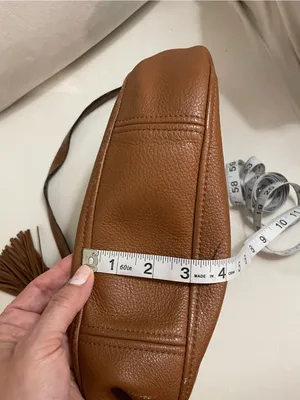 Michael Kors Bedford Convertible Zipper Flap Medium Size, Brown Crossbody thumbnail 5