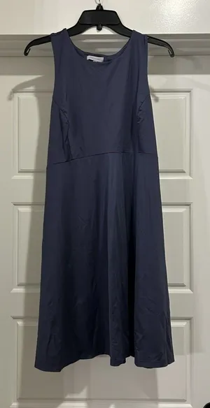 Ocean+Coast Athletic Sport Tank Dress Blue Lightweight Stretch Sleeveless XL thumbnail 1