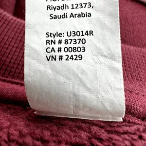 Alo Renown Heavyweight Crew Neck Pullover Sweatshirt Oversized Unisex Pink XL thumbnail 5