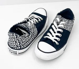 CONVERSE CHUCK TAYLOR ALL STAR Madison Wordmark 2.0 Black White Sneakers Size 8 thumbnail 1