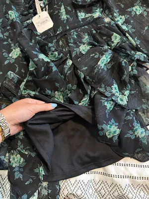 Altar'd State Long Sleeve Floral Dress XS thumbnail 6