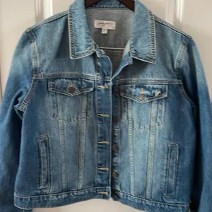 Carly Jean Los Angeles Fletcher Blue Jean Jacket Women’s XL thumbnail 3