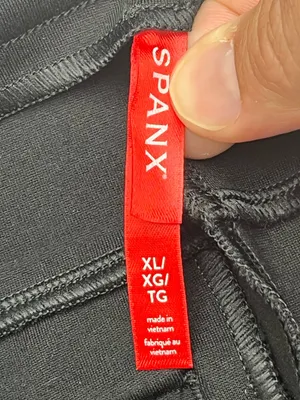 Spanx Perfect Pant Hi-Rise Flare Black Pintuck Work Pants NWT Size XL thumbnail 8
