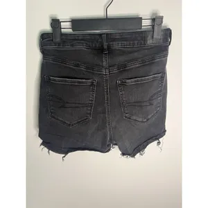 American Eagle Wm 6 Black Distressed Ripped‎ Shorts Grunge Emo Festival Goth Punk Edgy Y2K thumbnail 3