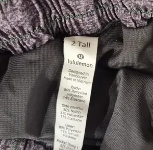 heather grey lululemon hotty hot shorts size 2 tall thumbnail 3