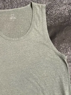 Womens medium Aerie Sage Green Relaxed Fit Sleeveless Midi Dress thumbnail 5