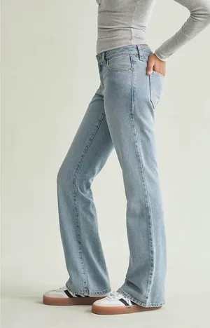 Pacsun Women’s Jade Low Rise Bootcut Jeans Light Blue thumbnail 2