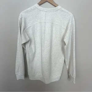 Lululemon Athletica All Yours Crew Bubble Dot Heather Core Grey Cream Size 6 thumbnail 8