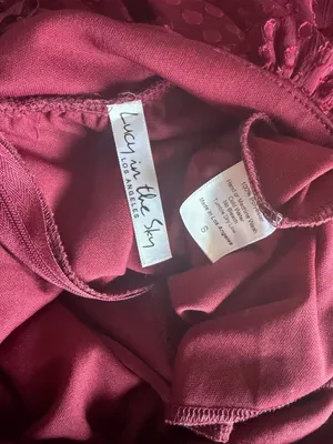 Lucy in the Sky Dark Red Halter Neck Dress thumbnail 5