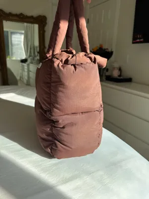 MyMumMadeIt Puffer Brown Chocolate Bag thumbnail 3