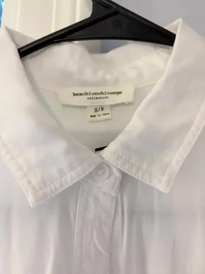 BeachLunchLounge White Button Up thumbnail 2