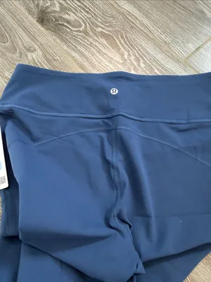 NEW lululemon athletica Groove Nulu blue light Navy Flare Yoga Pants 14 thumbnail 4
