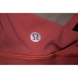 Lululemon Energy Bra Women Size 8 Salmon Pink Excellent Strappy Back Yoga Gym thumbnail 3