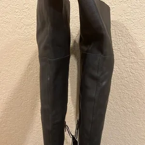 Vince Camuto Jorshie2 Black Leather Wide Calf Riding Boots NWT 7 thumbnail 10