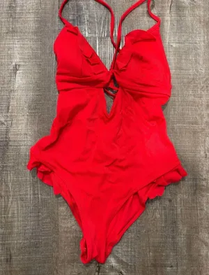 Red One Piece Swimsuit thumbnail 1