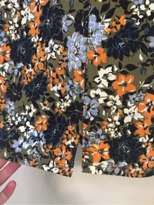 Trixxi Olive Floral Square-Neck Mini Dress thumbnail 4