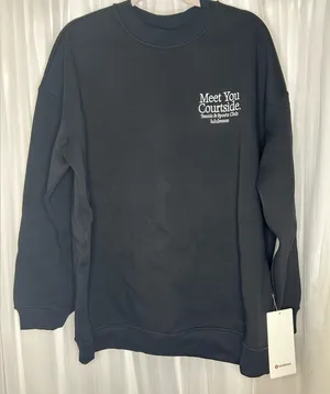 NWT!! Lululemon Meet You Courtside Size Large Sweatshirt thumbnail 1