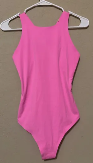 Aerlie SmoothEZ Pink One-Piece Bodysuit Size Small thumbnail 1
