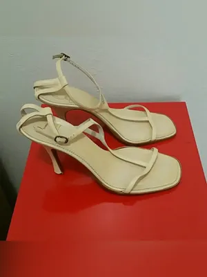 Roeposh - Tan TStrap Christian Louboutin Heels Shoes 39 1/2 thumbnail 5