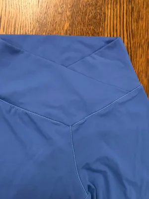 OFFLINE Blue Crossover Flare Leggings Size XS thumbnail 2